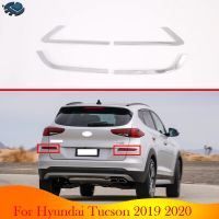 ตัวสะท้อนแสงโครเมียมด้านท้ายสำหรับ Hyundai Tucson 2019 2020อุปกรณ์เสริมรถยนต์ไฟตัดหมอกครอบกรอบแต่งหน้าแต่งหน้า