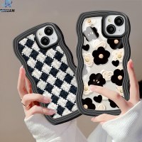 Rixuan เคสโทรศัพท์เคสสำหรับ VIVO Y27 Y36 Y02 Y01 Y02S Y16 Y35 Y22 Y12S Y21s Y15s Y15 Y15A Y20s Y33s Y30 Y12i V25e Y1s Y91C Y17 Y11 Y53S V25กรอบเป็นรอยหยัก Y21A Y12ลายตามทานตรวจสอบเพชรแบบนิ่ม