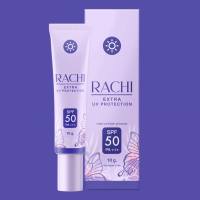 ?แนะนําโดยผู้จัดการร้าน?กันแดดราชิ RACHI SPF 50PA+++ กันแดด RACHI ขนาด 10g.ครีมกันแดดหน้า