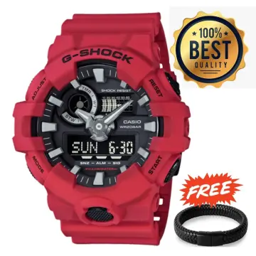 g shock ga700 red