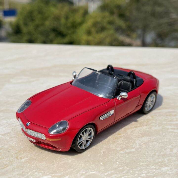 1-43-bmw-z8โมเดลรถยนต์สปอร์ต-diecast-roadster