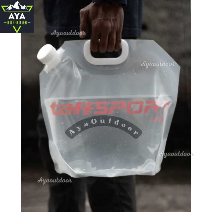 Kantung Air Lipat 5 Liter Dan 10 Liter Watertank Jerigen Lipat Kantung Wadah Air Lipat Camping 6769