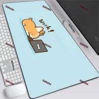 Kawaii Welsh Corgi Mouse Pad Anime Large Gabinete Gamer Computer Gaming Accessories Desk Mat Mechanical Keyboard Cute Mousepad Basic Keyboards