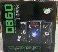 (2.1) MUSIC D.J. BLUETOOTH FM,USB (D860B)  ลำโพง 3 Pcs Output Power (P.M.P.O.) 1800W