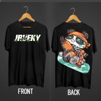 【Hot】 JRUEKY Best Cotton T-shirt for Men and Women Anime Pattern Print Short Sleeve Fashion Large Shirt