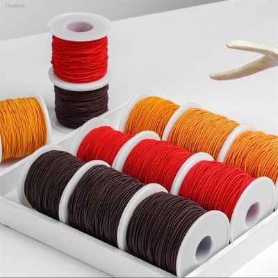 ✥✗ 0.8mm 1mm 1.2mm 1.5mm High Elastic Round Cord Rubber Band Stretch Cord for Jewelry Making Diy Handmade Accessories