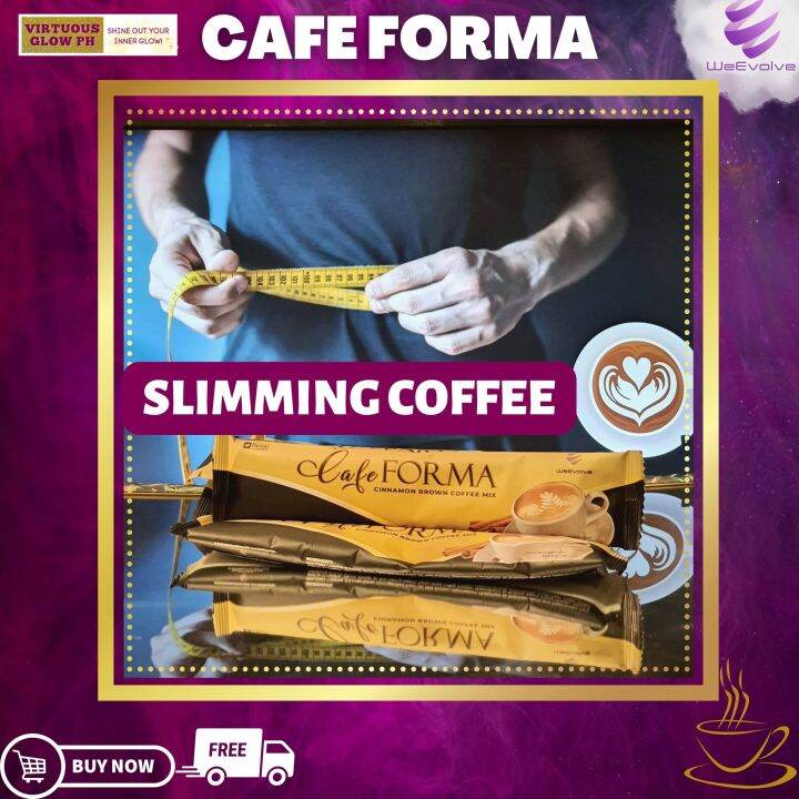 Virtuous Glow Cafe Forma 9in1 Cinnamon Brown Coffee Mix Slimming Coffee
