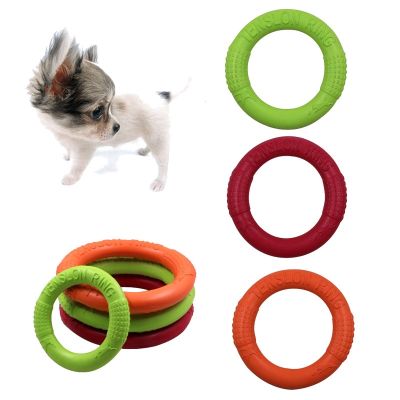 [pets baby] 18/28เซนติเมตร DogPet บินแผ่นสุนัขการฝึกอบรม RingResistant กัดลอย SupplyOutdoor เล่นเกมแบบโต้ตอบ