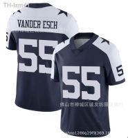 เสื้อยูนิฟอร์มฟุตบอล NFL ผ้ายีนส์ 55 Thanksgiving blue Leighton Vander Esch Jersey