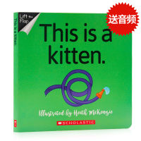 No way series no way! This is a kitten original English picture book cardboard flipping Book Childrens English Enlightenment picture book parent-child reading scholastic Music Publishing