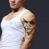 hot！【DT】✼☾⊕  Temporary clown joker Sticker tatto stickers tatoo fake tattoos for men women