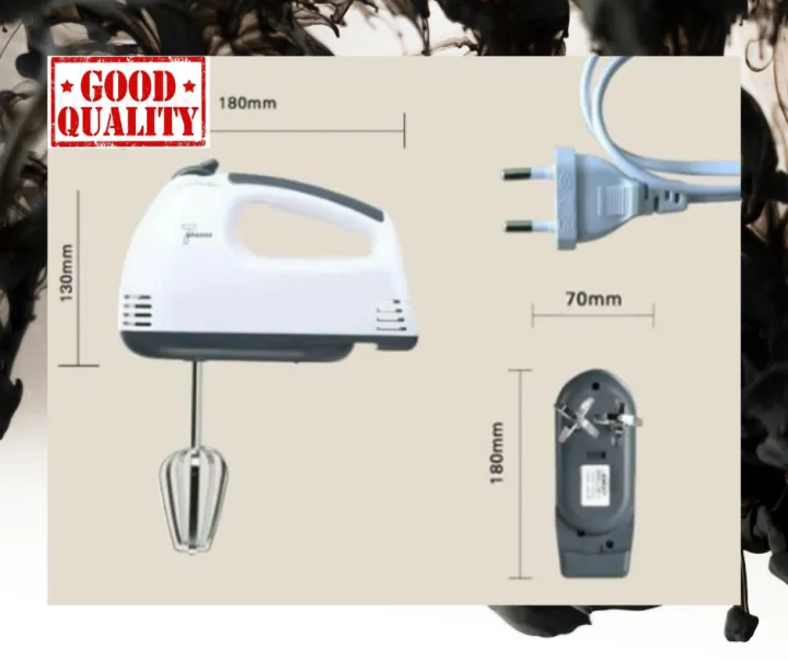 Scarlet Mini Electric Mixer Portable Baking Hand Mixer With Detachable
