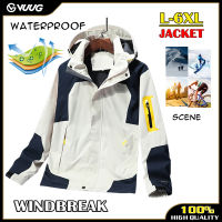 VUUG แจ็คเก็ตกลางแจ้ง Windproof กันน้ำปีนเขากลางแจ้ง Softshell ชายเสื้อแจ็คเก็ตคลุมด้วยผ้า