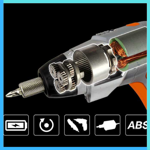 COD DCTOOLS Obeng Listrik Cordless Screwdriver 4.8V 45 in 1 S028 / obeng listrik set lengkap
