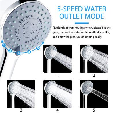 Handhold High Pressure Shower Head Water-saving Rainfall Shower Sprayer Pressurize Water Sprinkler Bath Spray Head Showerhead Plumbing Valves