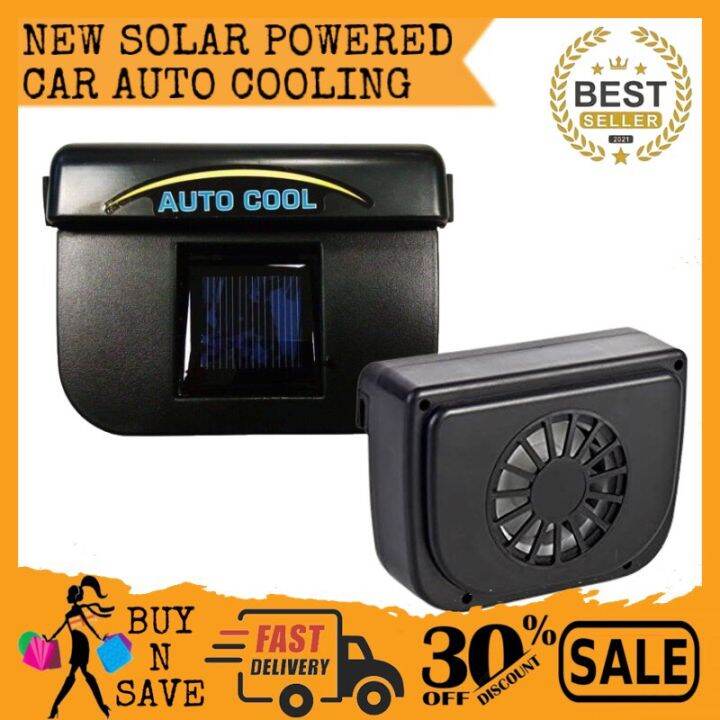 New Solar Powered Car Auto Cooling Ventilation Fan Cooler Auto Cool ...