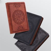 Portable Vintage Pattern PU Leather Notebook Diary Notepad Stationery Gift Traveler Journal