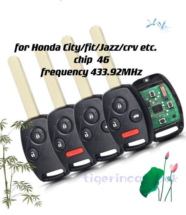 HONDA remote control key(frequency 434 MHz;ignition chip 46) for