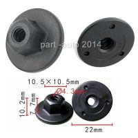 5x 100x OEM for BMW 10 mm Hex Head Plastic Self-Threading Arch Lining Insulation Trim Retainer Nut 7169847 07147169847