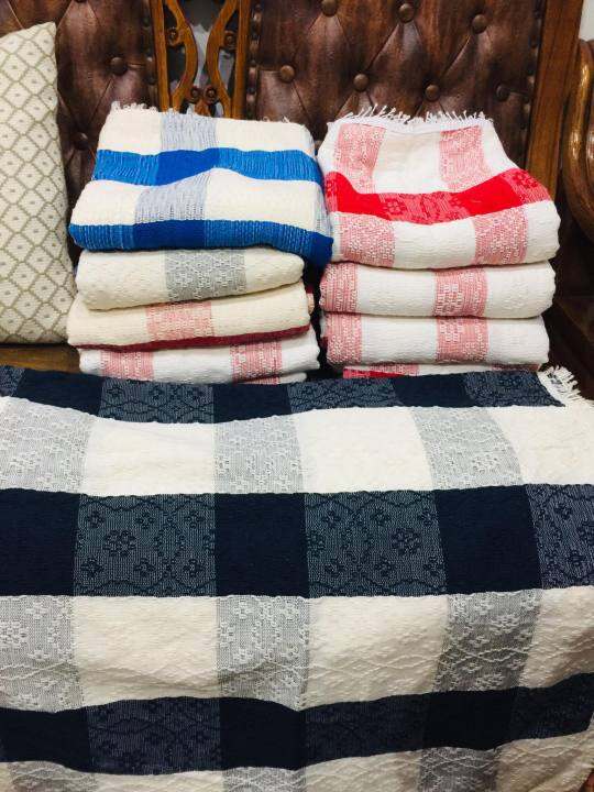 QUEEN ILOCOS INABEL WOVEN BLANKETREYES (90 Inches X 57 inches) SUPPORT