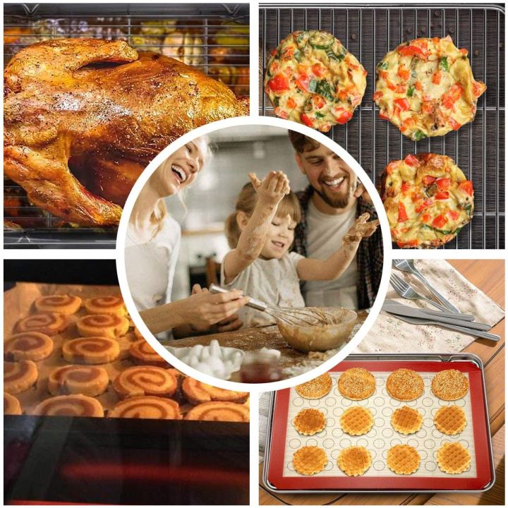 macaron-non-stick-silicone-baking-mat-stainless-steel-cookie-sheet-baking-pan-gadget-cake-bakeware-pastry-tools-for-kitchen