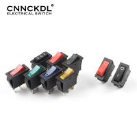 5 pcs/lot KCD3 With Light Power Switch 10A 250V AC 15A 125V AC 2/3 Pin SPDT KCD3 ON-OFF-ON 2/3 Position Boat Rocker Switch Electrical Circuitry  Parts