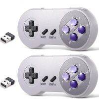 2pcs/Lot 2.4 GHz Wireless USB Controller Compatible with Super Famicom Games USB Classic Controller Joypad Joystick for Windows