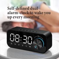 B126 Wireless Speaker HD Led Display Multifunction Stereo Bass Speakers Alarm Clock FM Radio TF Card Aux Music Playbac