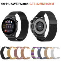 สายนาฬิกาสเตนเลสสำหรับ HUAWEI Watch GT3,สายเปลี่ยนแม่เหล็กขนาด42มม./46มม. ใช้ได้กับนาฬิกา HUAWEI GT3