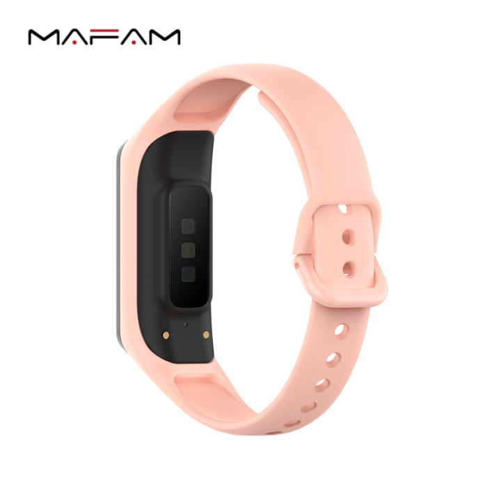 mafam-สายนาฬิกาซิลิโคนสำหรับ-samsung-galaxy-fit2-sm-r220-สายรัดกีฬากันน้ำหลากสี