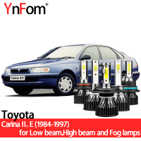 YnFom โตโยต้าพิเศษ LED หลอดไฟหน้าชุดสำหรับ Carina ⅡE T150 T170 T190 1984-1997ไฟต่ำ,ไฟสูง,ไฟตัดหมอก,อุปกรณ์เสริมในรถยนต์