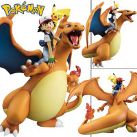 Figure ฟิกเกอร์ จาก G.E.M. Series Pokemon โปเกมอน พ็อกเก็ตมอนสเตอร์ Ash Ketchum Satoshi แอช เคตชัม ซาโตชิ Pikachu พิคาชู พิกะจู Charizard Lizardon ลิซาร์ดอน ชาริซาร์ด Ver Anime อนิเมะ การ์ตูน มังงะ คอลเลกชัน ของขวัญ New Collection ตุ๊กตา Model โมเดล