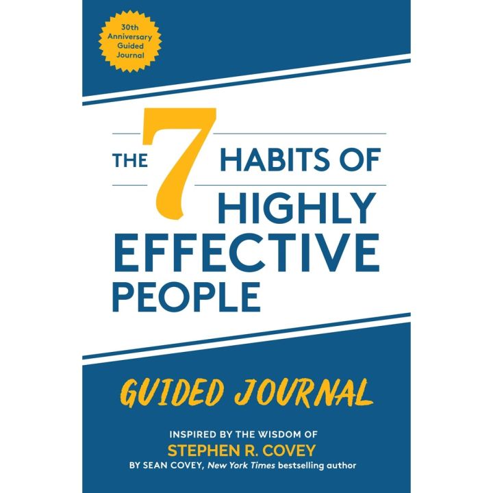Wherever you are. ! The 7 Habits of Highly Effective People: Guided Journal หนังสือภาษาอังกฤษมือ 1 นำเข้า พร้อมส่ง