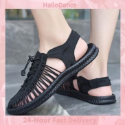 HalloDance Giày Sandal Bít Mũi Thể Thao Ngoài Trời Đi Biển Dệt Rỗng Nam