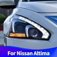 ชุดไฟหน้าสำหรับ Nissan Altima 2013-2015 Nissan Teana LED DRL ฮาโลเจนไฟเลี้ยว Xenon Low Beam High Beam