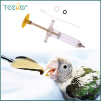 Teeker Pet Parrot Feeder Bird Feeder Baby Bird Feeding Handfeeding Spoon Injection for Young Birds 10/20/50ml