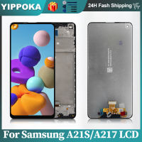 6.5 "Original สำหรับ Samsung Galaxy A21s LCD A217F SM-A217F A217จอแสดงผล Touch Screen Digitizer สำหรับ Samsung A21s หน้าจอซ่อม Parte