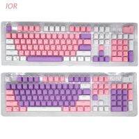 ✕ Ior x Pbt แป้นพิมพ์ Oem ความสูง 3 สี (สีชมพู / สีขาว / ชมพู / ขาว) สําหรับคีย์บอร์ดวิศวกรรมติดตั้งสวิทช์ Mx