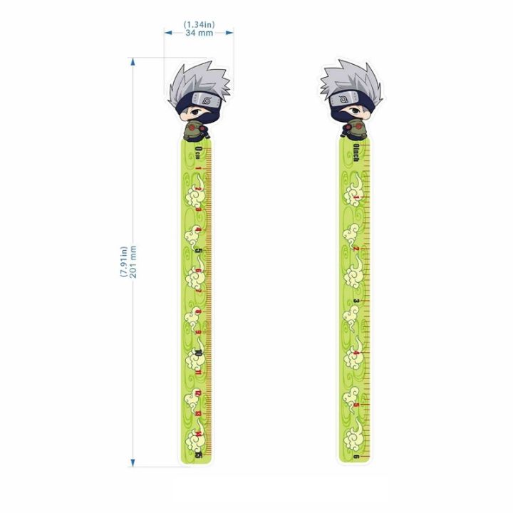 hosty-ไม้บรรทัดตรง-ลายการ์ตูนนารูโตะน่ารัก-เครื่องเขียน-สําหรับนักเรียน-วาดภาพ-ของขวัญ