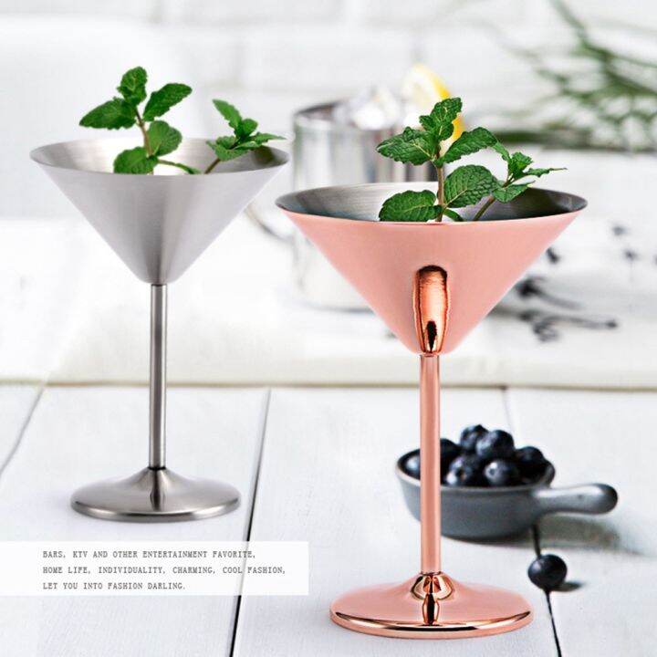 stainless-steel-martini-cocktail-glass-high-base-wine-glass-unbreakable-wine-glass-metal-bar-champagne-glass-copper