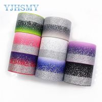 YJHSMY I-19414-997 1-1/2"(38mm) 5yards Gradient flash Printed grosgrain Ribbons tape crafts bow cap accessories and decorations Gift Wrapping  Bags