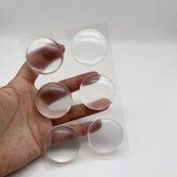 Transparent Soft Silicone Wall Protector Punch Free Refrigerator Silencing Bumper Non-slip Self-adhesive Round Doors Muffler Decorative Door Stops