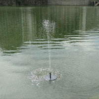 1pc Floating Solar Fountain Garden Water Fountain Pond Decor Solar Panel Powered Fountain Water Pump Garden Bird Bath Decoration