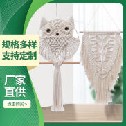Bohemian dệt tấm thảm tua rua dài treo tường Handmade Trang trí nội thất