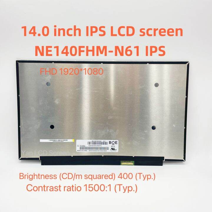 DALLE ÉCRAN LCD LED Type BOE Boehydis NV140FHM-N61 14.0 1920x1080 - Foto 7