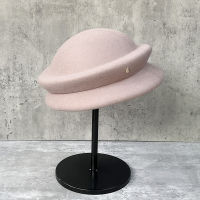 ? Fashion Wool Top Hat For Women Autumn And Winter New French Retro Short Brim Felt Cap British Elegance All-Matching Hat Beret