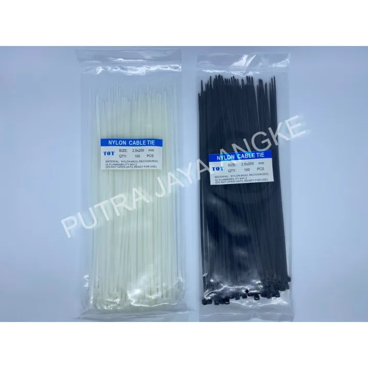 Kabel Ties 200 HITAM / Kabel Tis / Cable Tie / Insulock / Insulok 200