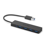 Anker A7516 4-Port Usb 3.0 Hub, Ultra-Slim ฮับเชื่อมต่อข้อมูลพร้อมสายเคเบิ้ลขยายสําหรับ Macbook, Mac Pro, Imac, Surface Pro, Xps, Pc, แฟลชไดรฟ์รองรับ Macbook, Mac Pro, Mac Mac ขนาดเล็ก, Imac, Surface Pro, Xps, Pc, แฟลชไดรฟ์มือถือ