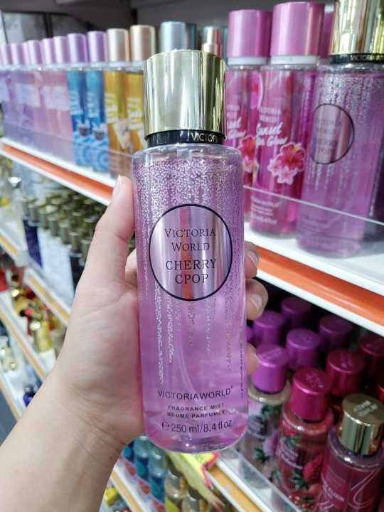 Cherry Cpop Body mist Victoria world 250ml Spray Perfume For Her | Lazada
