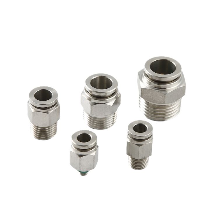 304-stainless-steel-pneumatic-hose-fitting-pc-pcf-pl-plf-pb-air-tube-connector-1-8-1-4-3-8-1-2-bsp-quick-release-pipe-fittings